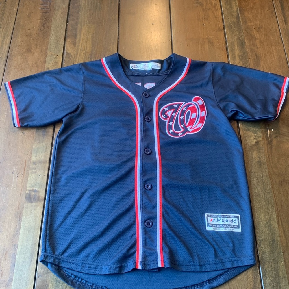 Bryce Harper washington nationals baseball jersey stitched vintage teen M 10/12
